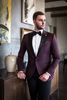 Bộ Tuxedo Nam Dự Tiệc Đỏ Rượu B51.001