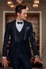 Bộ Tuxedo Cao Cấp Màu Xanh Vân M617-1