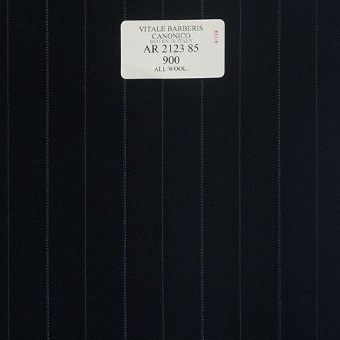 AR 2123 85 CANONICO - 100% Wool - Xanh Dương Sọc