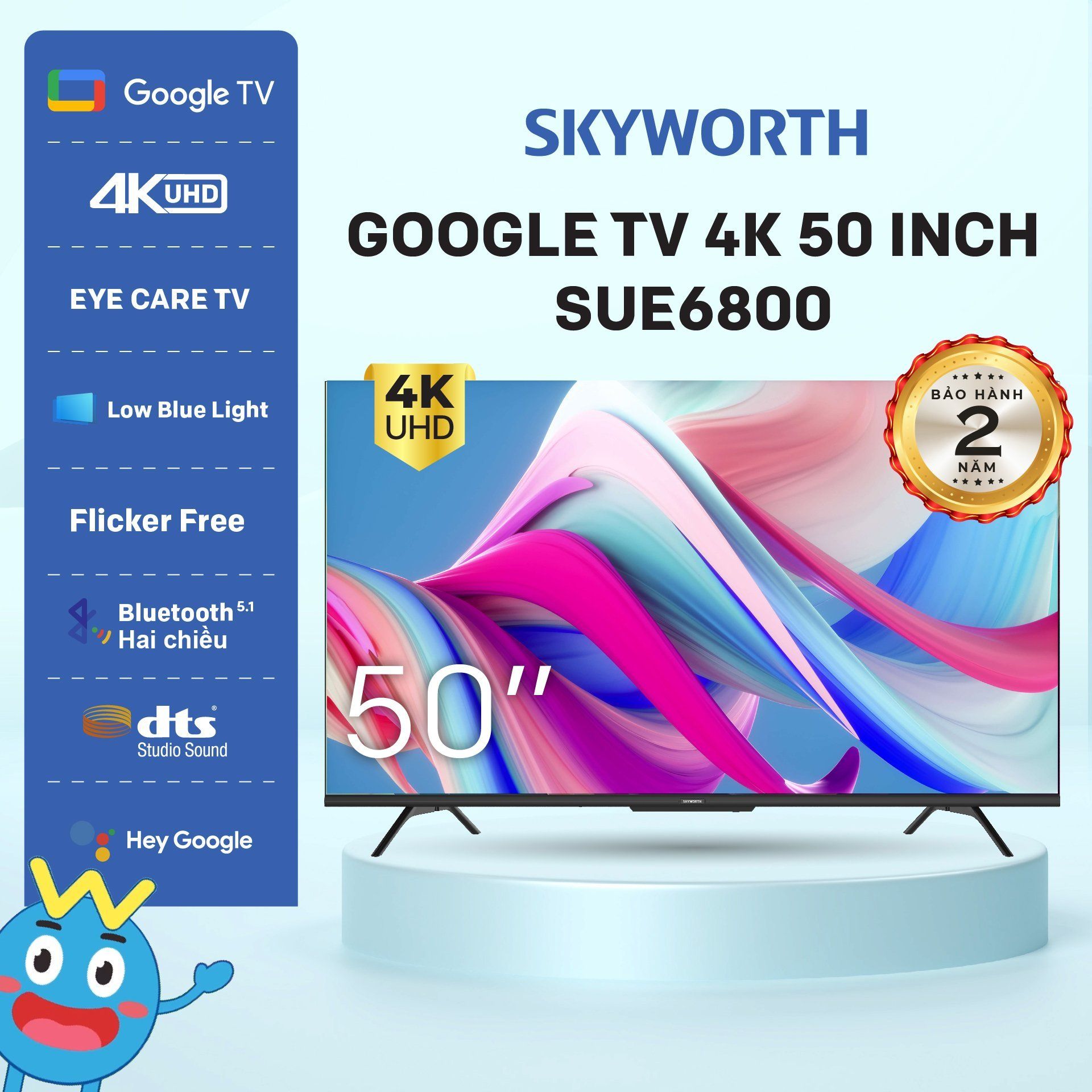  SUE6800 | 4K UHD 50” Google TV 