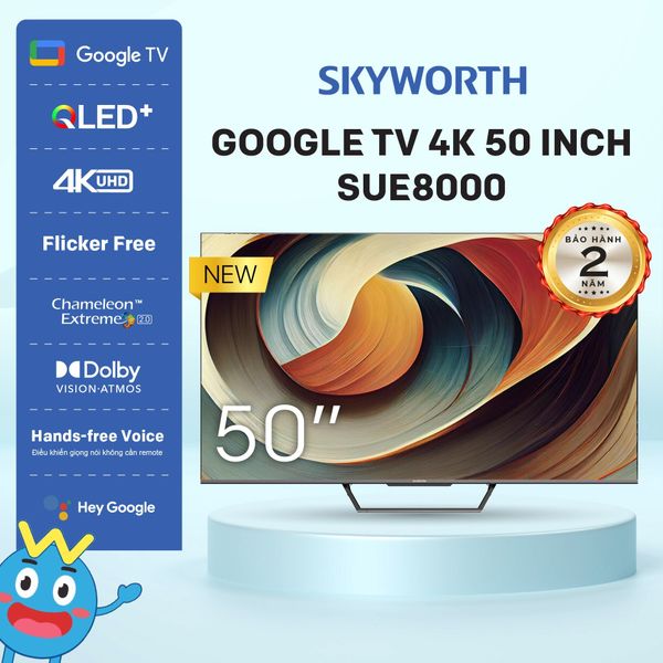  SUE8000 | 4K UHD 50” QLED Google TV 