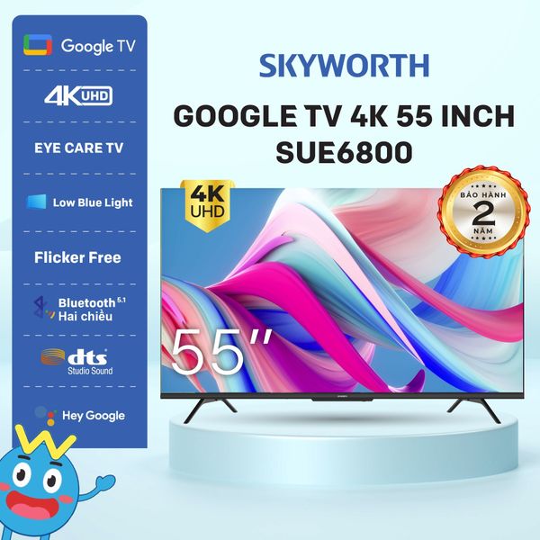  SUE6800 | 4K UHD 55” Google TV 