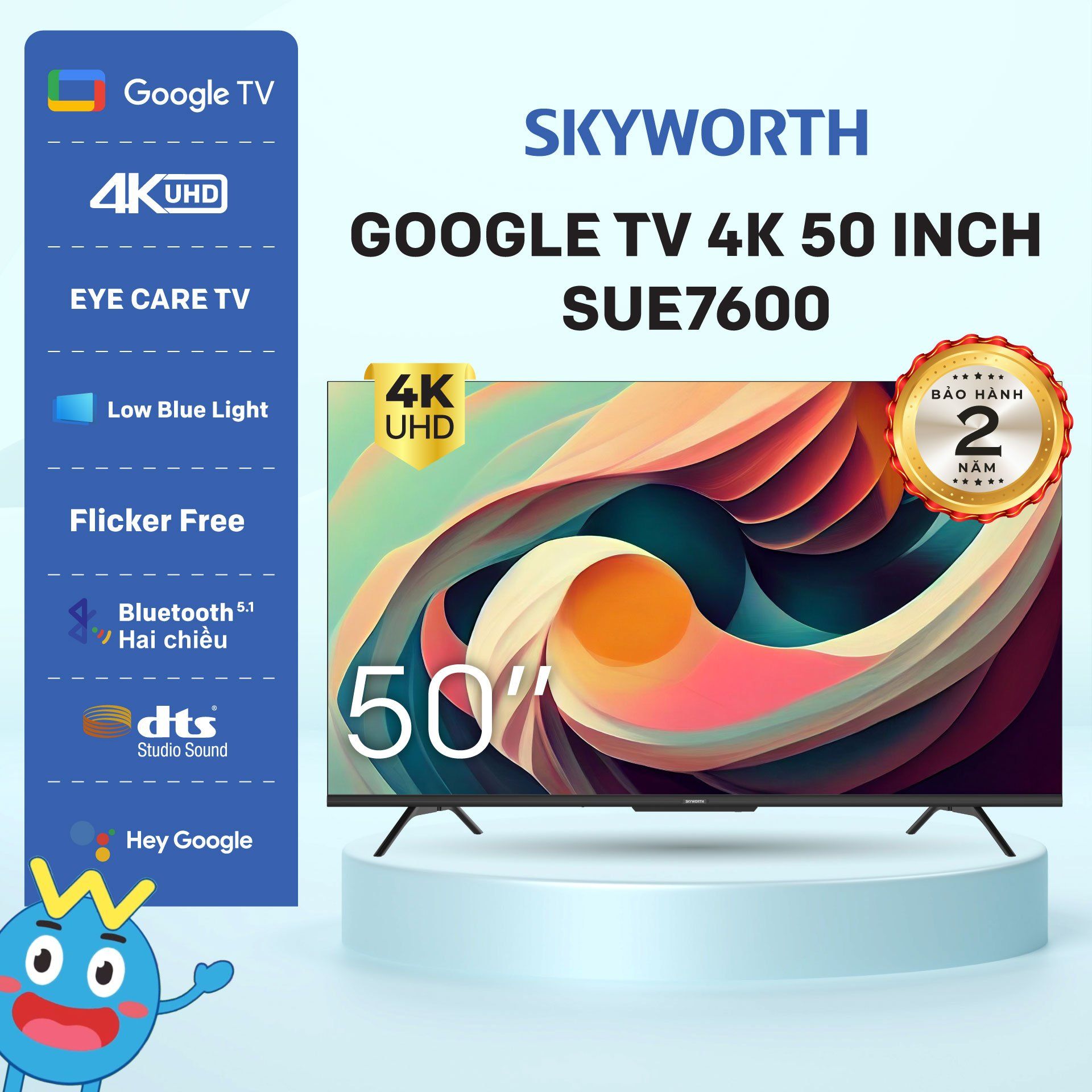  SUE7600 | 4K UHD 50” Google TV 