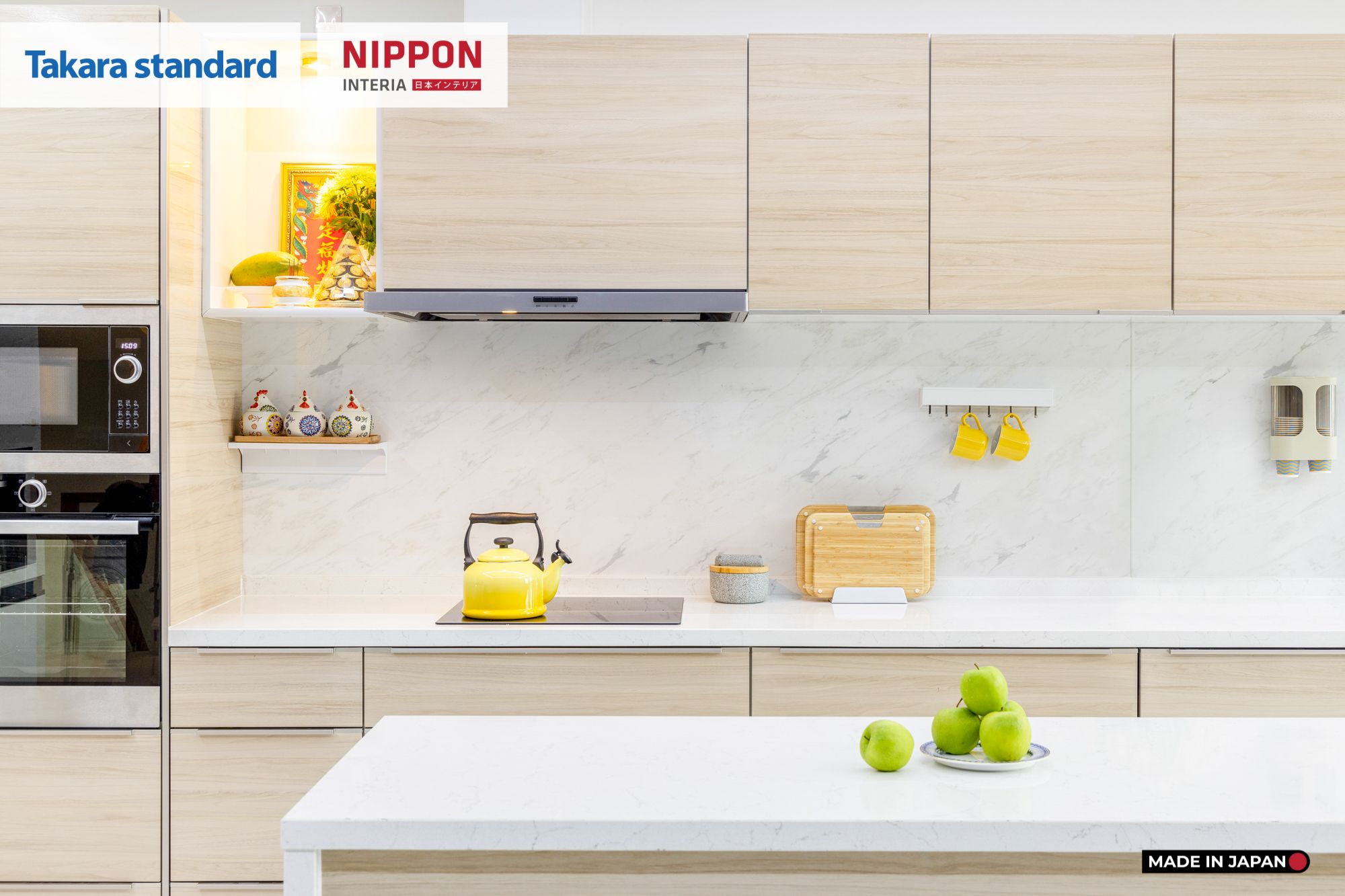 Hệ Tủ Bếp Nhật Bản Cao Cấp Lemure Màu LCV - Nhà Phố Biên Hòa