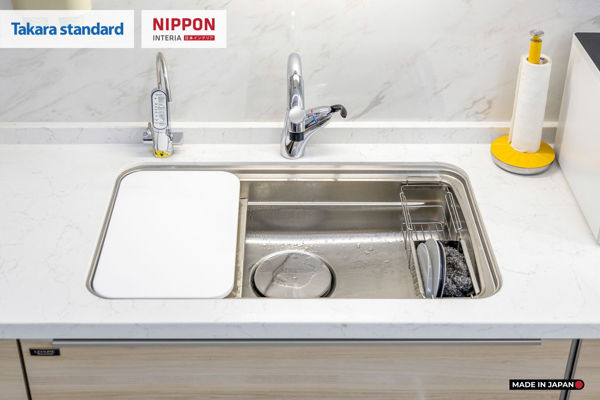 Hệ Tủ Bếp Nhật Bản Cao Cấp Lemure Màu LCV - Nhà Phố Biên Hòa