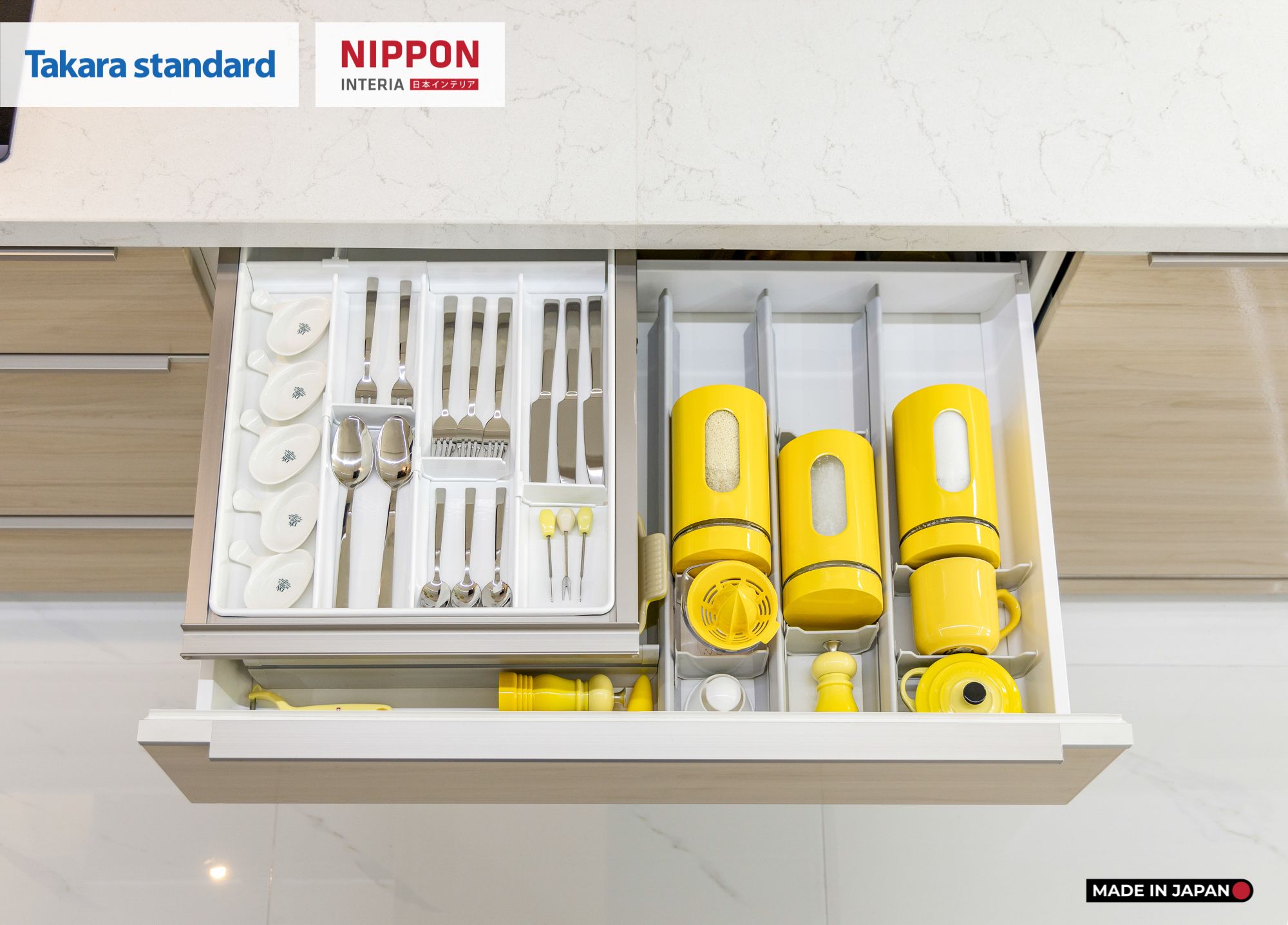 Hệ Tủ Bếp Nhật Bản Cao Cấp Lemure Màu LCV - Nhà Phố Biên Hòa