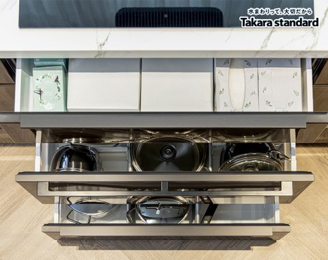Hệ Tủ Bếp Nhật Bản Cao Cấp Lemure Chữ I Màu LGB - Biệt Thự Phố Đô Thị Sala