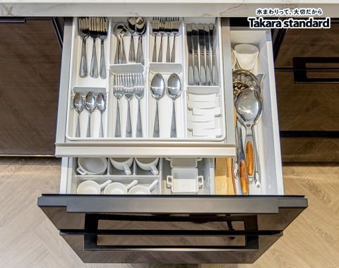 Hệ Tủ Bếp Nhật Bản Cao Cấp Lemure Chữ I Màu LGB - Biệt Thự Phố Đô Thị Sala
