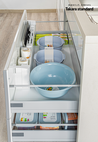 Hệ Tủ Bếp Nhật Bản Cao Cấp Treasia Chữ I Màu VSW - Nhà phố Phú Mỹ Hưng