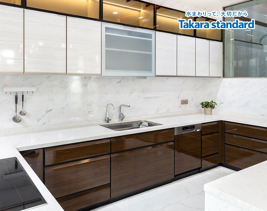Hệ Tủ Bếp Nhật Bản Lemure Cao Cấp Chữ U - Nhà phố Quận 9
