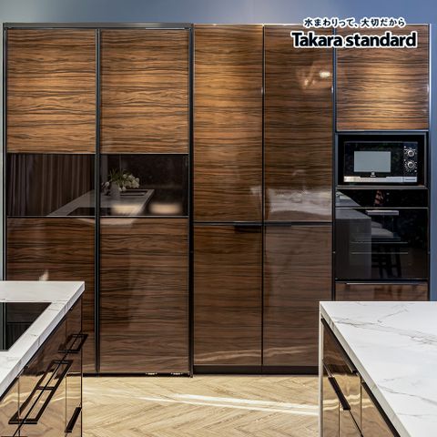 Hệ Tủ Bếp Nhật Bản Cao Cấp Lemure Chữ I Màu LGB - Biệt Thự Phố Đô Thị Sala