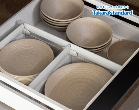 Hệ Tủ Bếp Nhật Bản Cao Cấp Lemure Chữ L Màu LRAB - Showroom Vạn Phúc