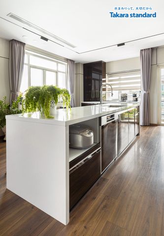 Hệ Tủ Bếp Nhật Bản Lemure Chữ I Cao Cấp - Nhà Phố Hóc Môn