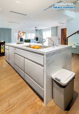Hệ Tủ Bếp Nhật Bản Lemure Cao Cấp Chữ L - Nhà phố Tân Phú