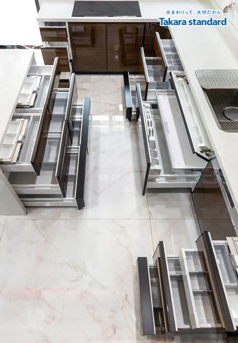 Hệ Tủ Bếp Nhật Bản Lemure Cao Cấp Chữ U - Nhà phố Quận 9