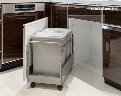 Hệ Tủ Bếp Nhật Bản Cao Cấp Lemure Chữ G - Biệt thự Vinhomes Tân Cảng