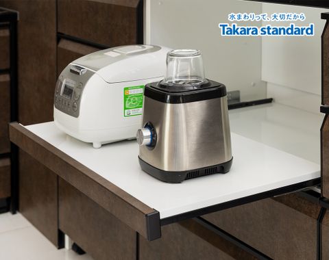 Hệ Tủ Bếp Nhật Bản Cao Cấp Lemure Chữ L Màu LRAB - Showroom Vạn Phúc