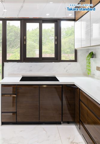 Hệ Tủ Bếp Nhật Bản Lemure Cao Cấp Chữ U - Nhà phố Quận 9