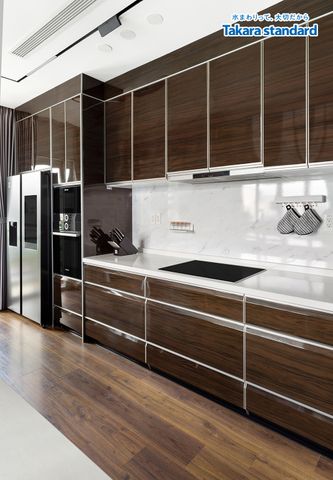 Hệ Tủ Bếp Nhật Bản Lemure Chữ I Cao Cấp - Nhà Phố Hóc Môn