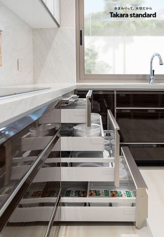 Hệ Tủ Bếp Nhật Bản Cao Cấp Lemure Chữ G - Biệt thự Vinhomes Tân Cảng