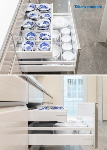 Hệ Tủ Bếp Dòng Lemure Cao Cấp Màu LHI - Biệt Thự Q2