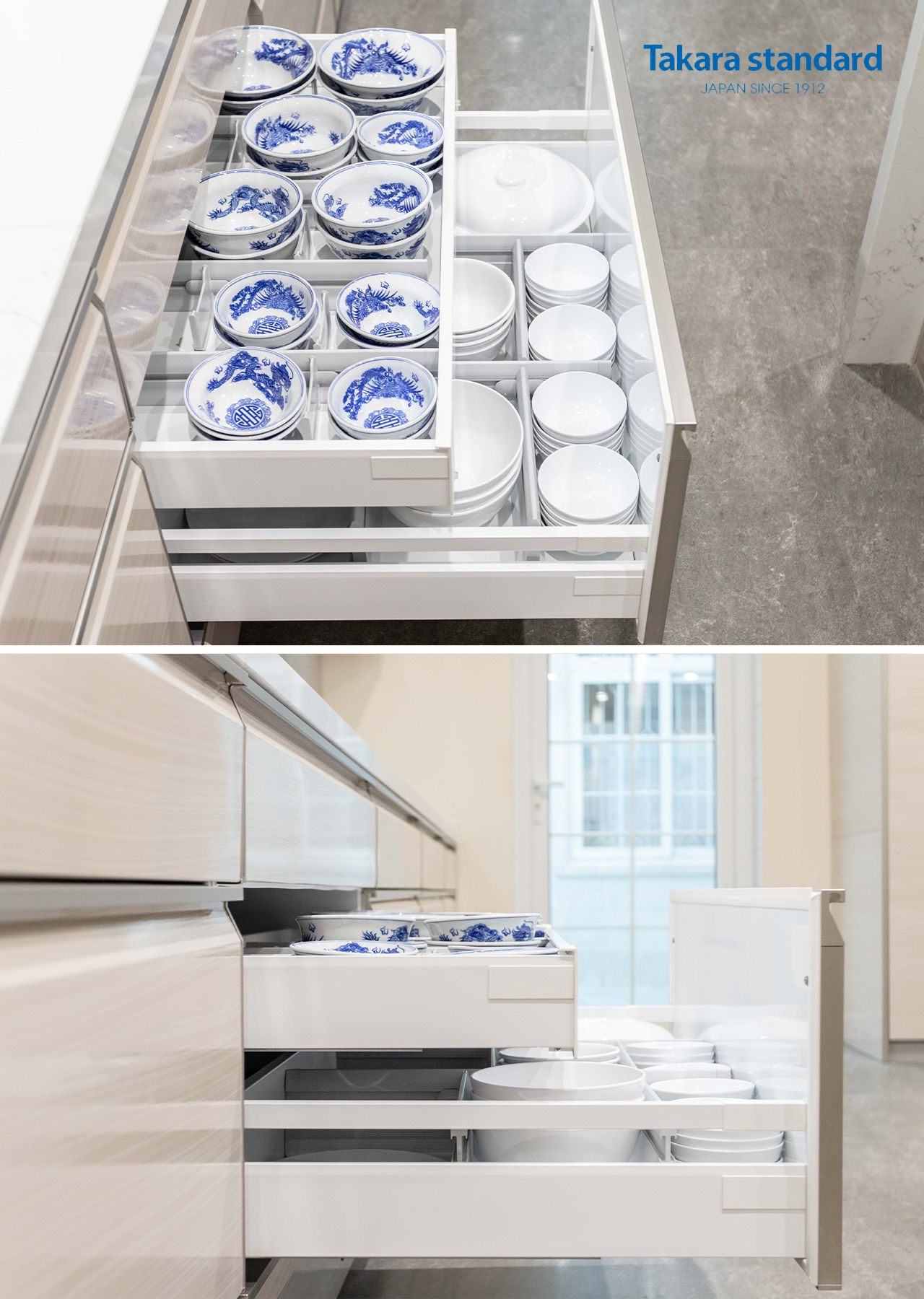 Hệ Tủ Bếp Dòng Lemure Cao Cấp Màu LHI - Biệt Thự Q2