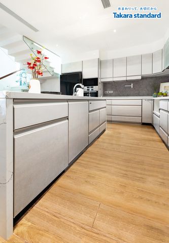 Hệ Tủ Bếp Nhật Bản Lemure Cao Cấp Chữ L - Nhà phố Tân Phú