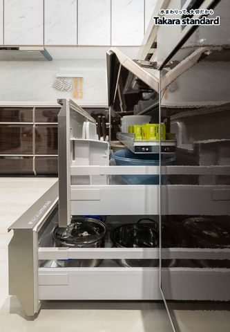 Hệ Tủ Bếp Nhật Bản Cao Cấp Lemure Chữ G - Biệt thự Vinhomes Tân Cảng