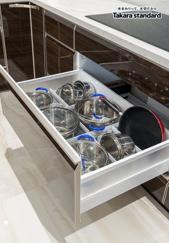 Hệ Tủ Bếp Nhật Bản Cao Cấp Lemure Chữ G - Biệt thự Vinhomes Tân Cảng