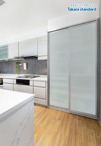 Hệ Tủ Bếp Nhật Bản Lemure Cao Cấp Chữ L - Nhà phố Tân Phú