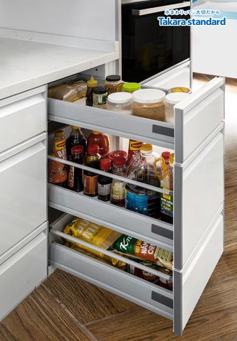 Hệ Tủ Bếp Nhật Bản Treasia Cao Cấp Chữ U - Nhà phố Bình Dương