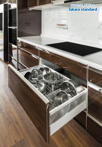Hệ Tủ Bếp Nhật Bản Lemure Chữ I Cao Cấp - Nhà Phố Hóc Môn