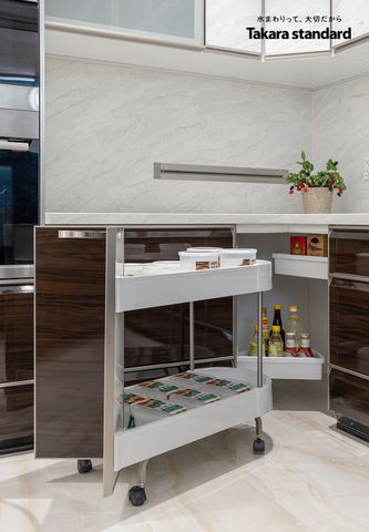 Hệ Tủ Bếp Nhật Bản Cao Cấp Lemure Chữ G - Biệt thự Vinhomes Tân Cảng