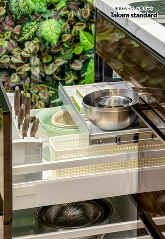 Hệ Tủ Bếp Nhật Bản Cao Cấp Lemure Chữ I Màu LGB - Biệt Thự Phố Đô Thị Sala