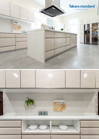Hệ Tủ Bếp Dòng Lemure Cao Cấp Màu LHI - Biệt Thự Q2