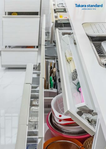 Hệ Tủ Bếp Lemure Cao Cấp Màu LXW - Nhà phố Quận Gò Vấp