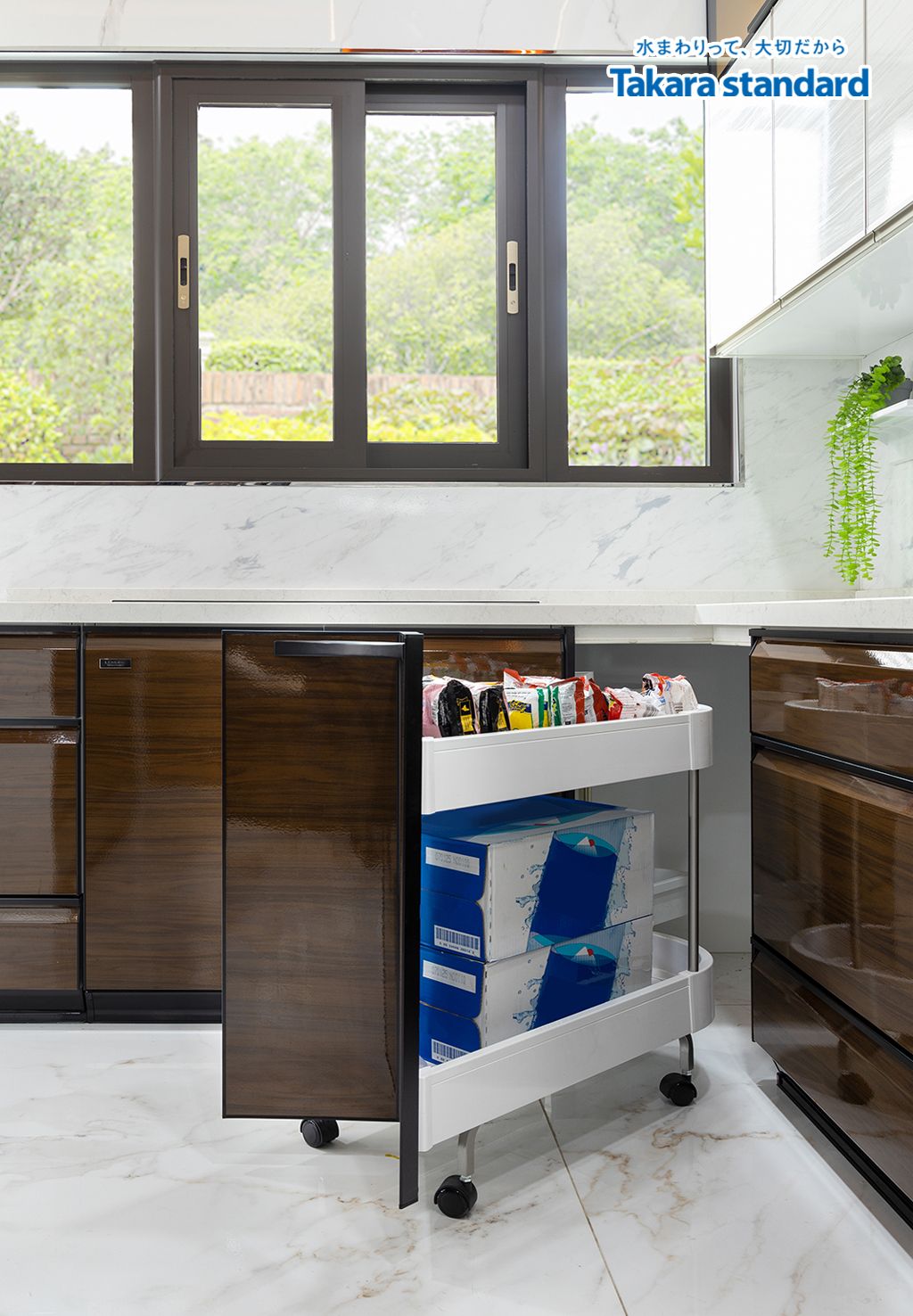 Hệ Tủ Bếp Nhật Bản Lemure Cao Cấp Chữ U - Nhà phố Quận 9