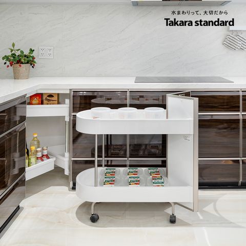 Hệ Tủ Bếp Nhật Bản Cao Cấp Lemure Chữ G - Biệt thự Vinhomes Tân Cảng