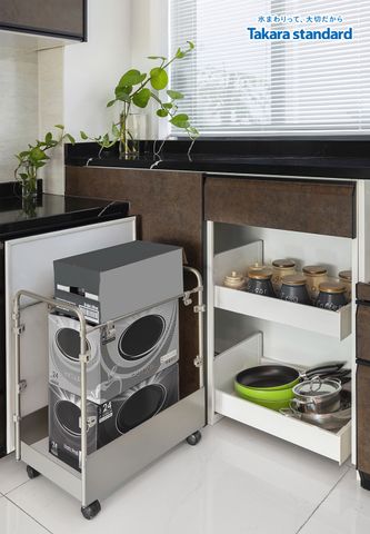 Hệ Tủ Bếp Nhật Bản Cao Cấp Lemure Chữ L Màu LRAB - Showroom Vạn Phúc
