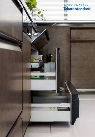 Hệ Tủ Bếp Nhật Bản Cao Cấp Lemure Chữ L Màu LRAB - Showroom Vạn Phúc