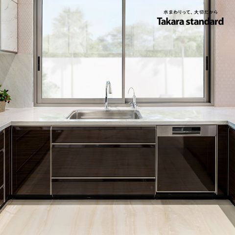 Hệ Tủ Bếp Nhật Bản Cao Cấp Lemure Chữ G - Biệt thự Vinhomes Tân Cảng