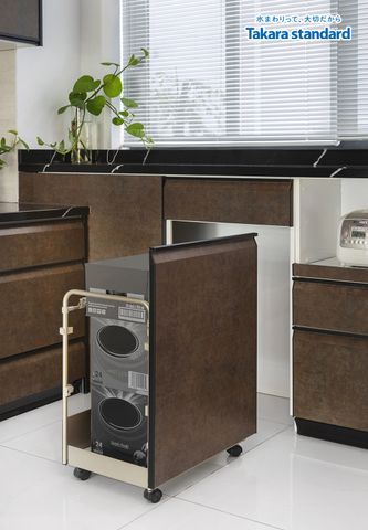 Hệ Tủ Bếp Nhật Bản Cao Cấp Lemure Chữ L Màu LRAB - Showroom Vạn Phúc