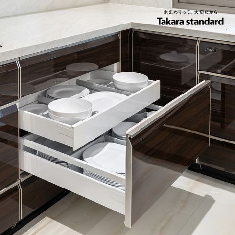 Hệ Tủ Bếp Nhật Bản Cao Cấp Lemure Chữ G - Biệt thự Vinhomes Tân Cảng