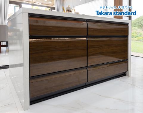 Hệ Tủ Bếp Nhật Bản Lemure Cao Cấp Chữ U - Nhà phố Quận 9