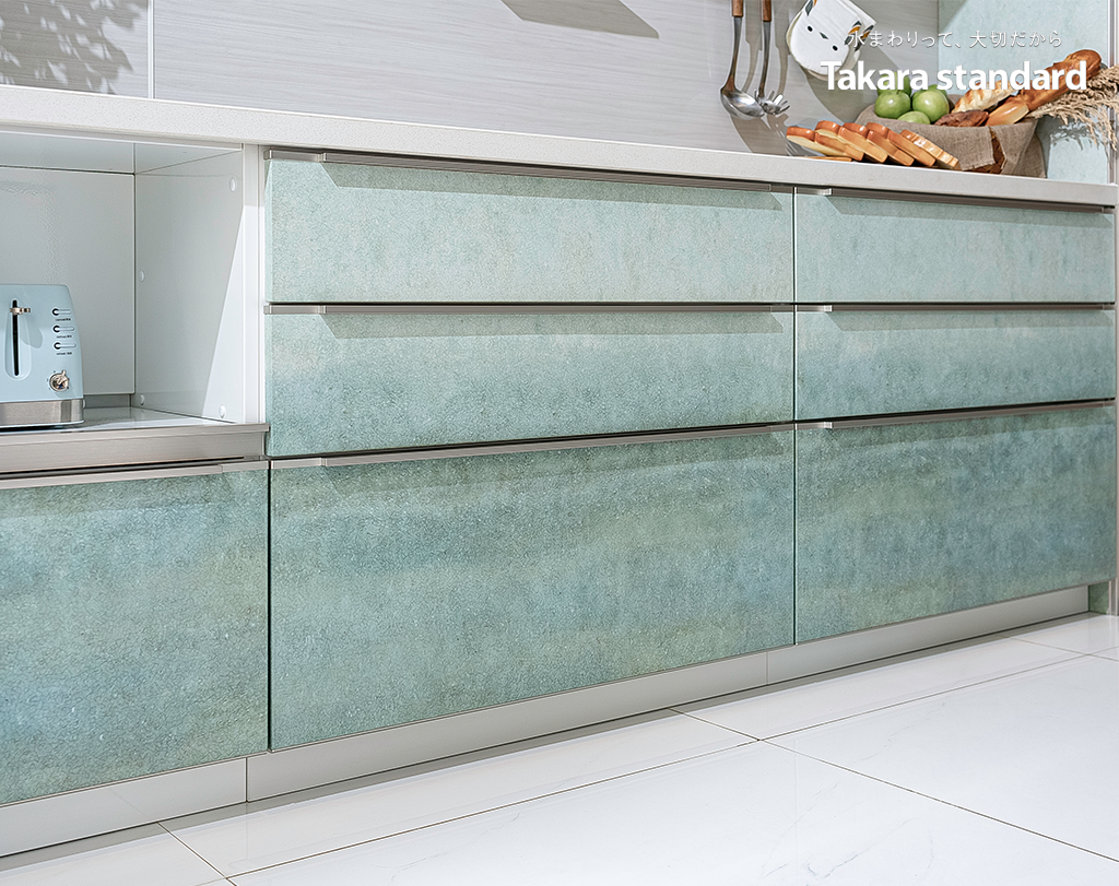 Hệ Tủ Bếp Nhật Bản Cao Cấp Lemure Chữ I Màu L1M - Biệt Thự Phố Quận Ngô Quyền, Hải Phòng