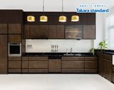  Hệ Tủ Bếp Nhật Bản Cao Cấp Lemure Chữ L Màu LRAB - Showroom Vạn Phúc 