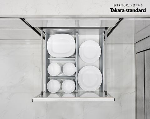 Hệ Tủ Bếp Nhật Bản Cao Cấp Treasia Chữ L Màu VTW - Nhà phố Bình Chánh