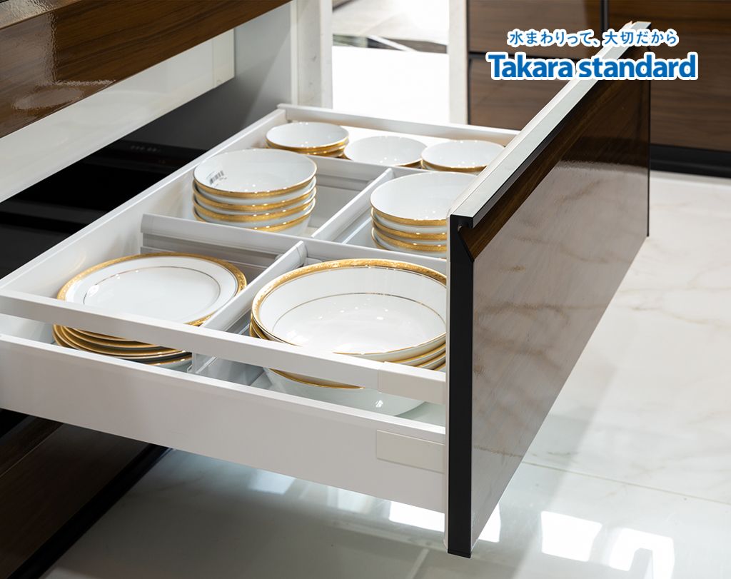 Hệ Tủ Bếp Nhật Bản Lemure Cao Cấp Chữ U - Nhà phố Quận 9