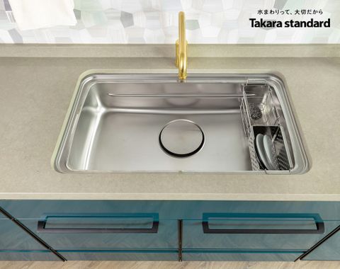 Hệ Tủ Bếp Nhật Bản Cao Cấp Treasia Chữ I Màu VSJ - Showroom Nguyễn Cơ Thạch