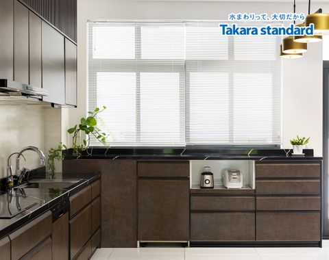 Hệ Tủ Bếp Nhật Bản Cao Cấp Lemure Chữ L Màu LRAB - Showroom Vạn Phúc